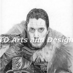 Jon Snow - Drawing Print
