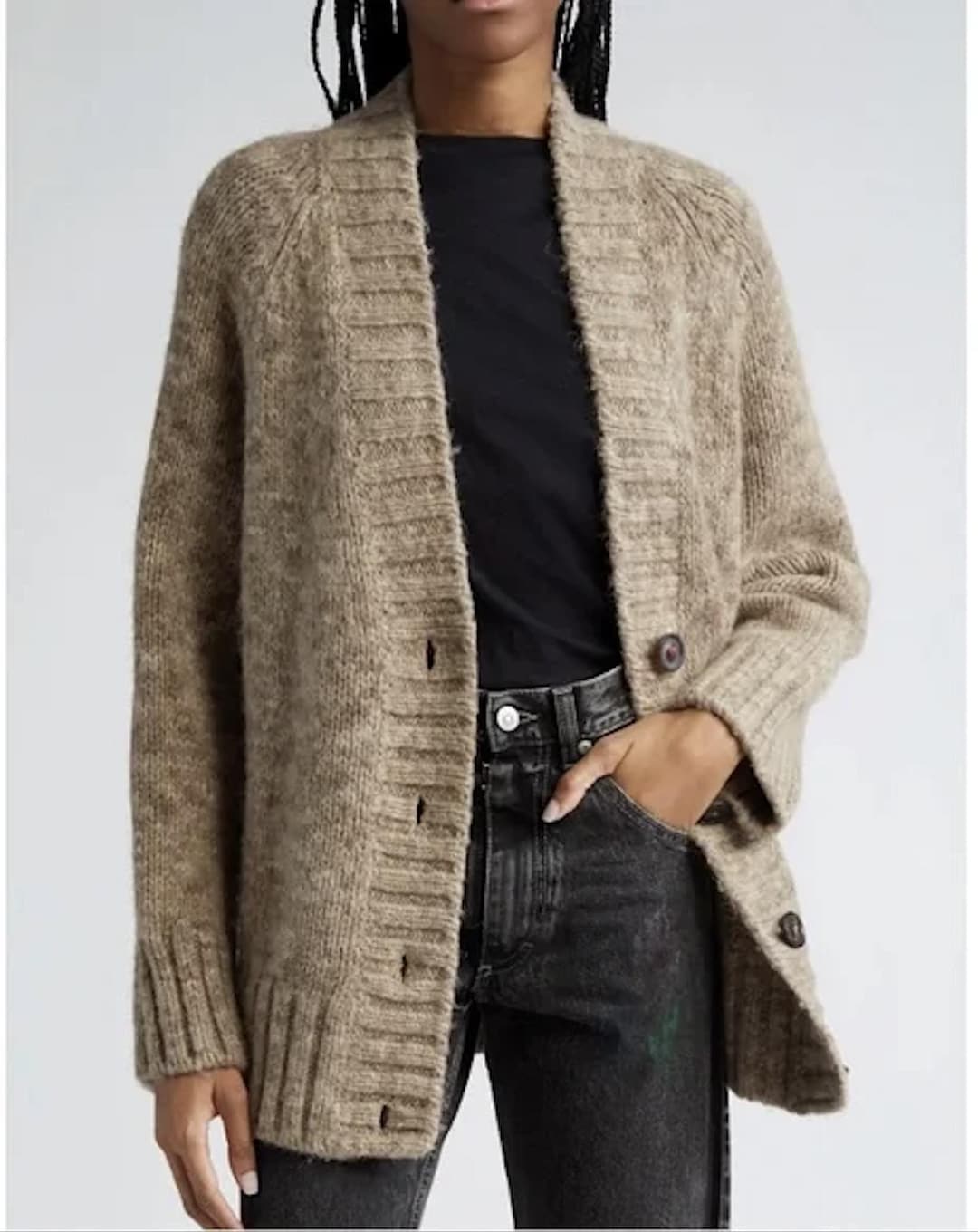 匿名配送・クーポン利用可】 LOOPWHEELER ゴマシオ カーディガン M