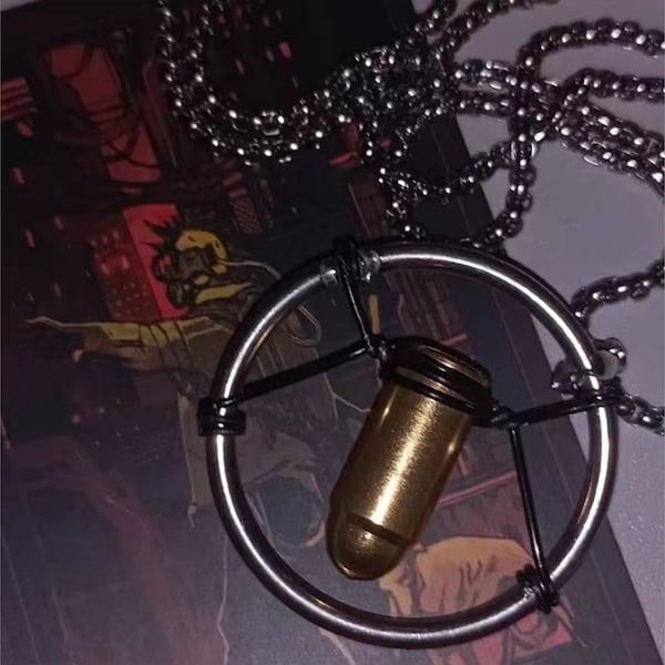 Cyberpunk 2077 Bullet Necklace Etsy UK