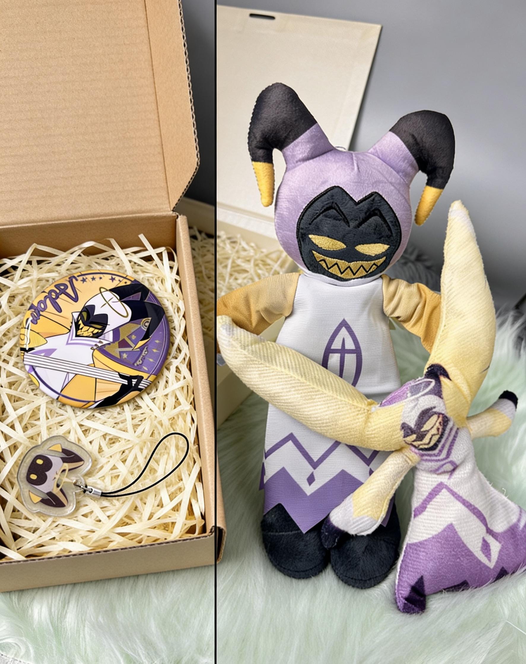 Adam Themed Gift Box Inspired by Adam,35cm Plush+rat Plush Badge+
