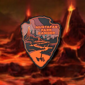 Mustafar Park Ranger PVC Patch