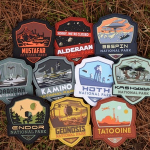 Star Wars National Park PVC Patches
