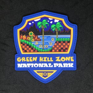 Sonic Green Hill Zone National Park Patch, Sonic