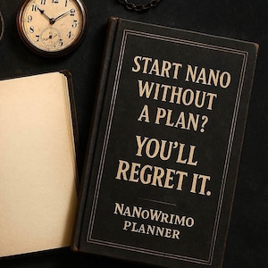 NaNoWriMo Planner & Writing Templates | 35 Page Novel Premium Writing Workbook | NaNoWriMo Prep Kit | Story Plan Guide | Character Template