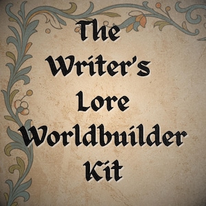 Writer’s Lore Worldbuilder Kit – Fantasy Writing Guide, Worldbuilding Questions, Story Prompts, Digital Download for Creators