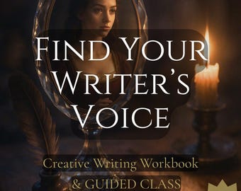 Creative Writing Workbook for Adults - Fun Writing Prompts & Certificate - Find Your Writing Voice - Writing Retreat at Home PDF - Module 1
