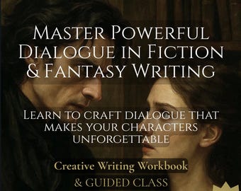 Dialogue Writing Workbook: Fantasy & Fiction Authors (PDF Download)