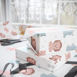 Carta da regalo, Carta da regalo a forma di cuccioli, Regali a forma di animali carini, Articoli per feste di compleanno a tema safari nella giungla, Decorazioni per baby shower gender-neutral, Bambini