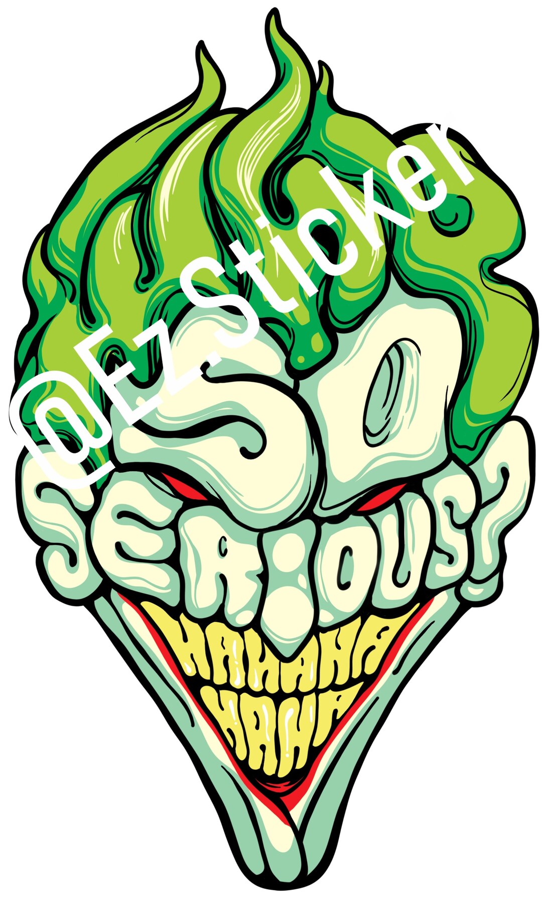 The Joker WHY SO SERIOUS - Etsy
