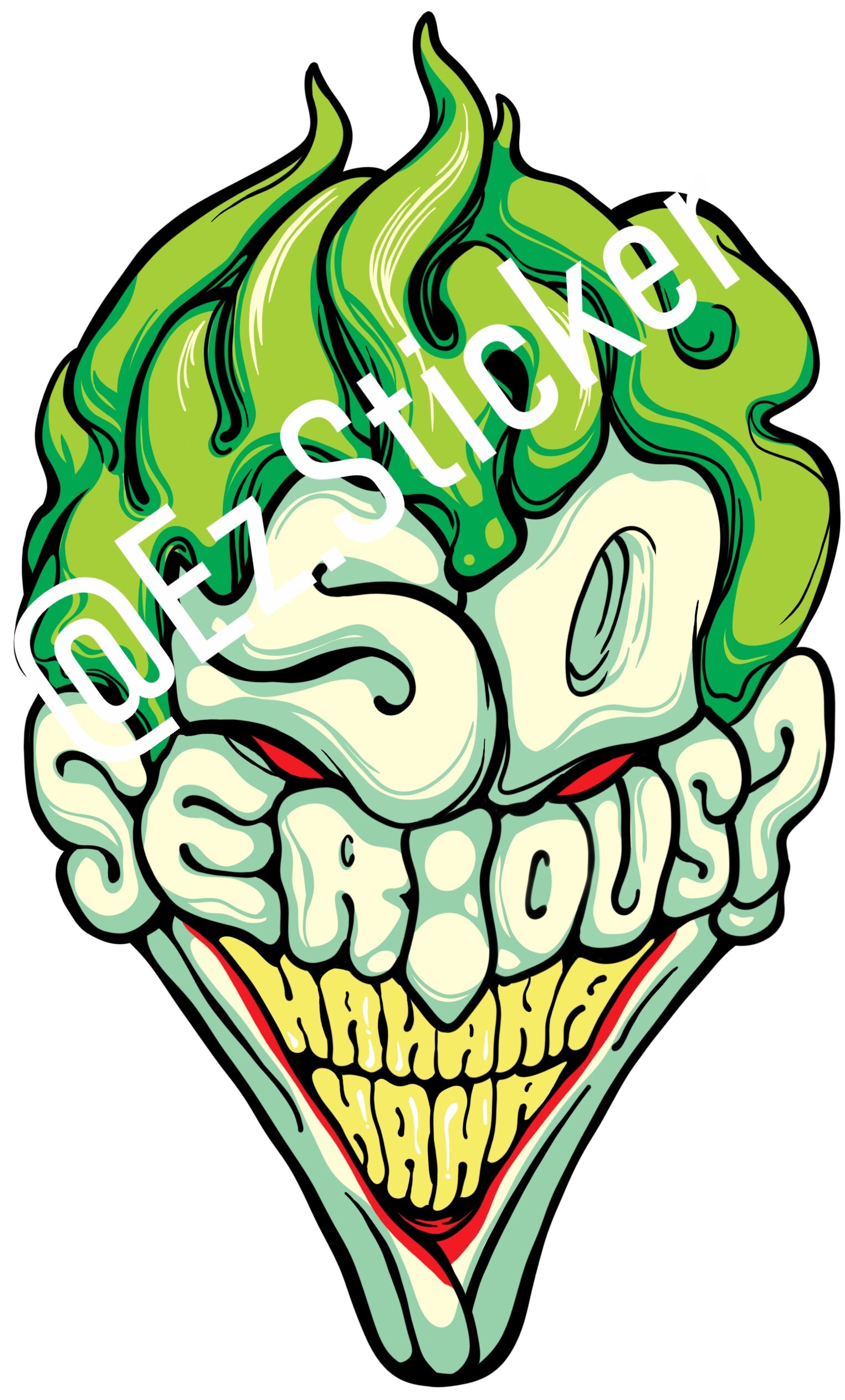 The Joker WHY SO SERIOUS - Etsy