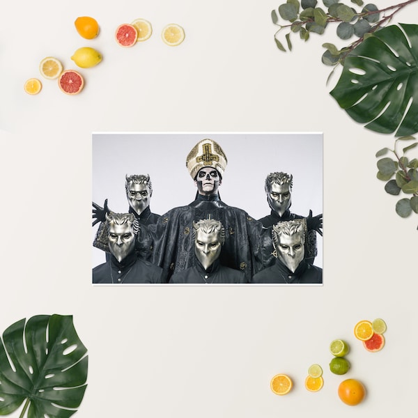 Ghost Band Tour Poster Etsy