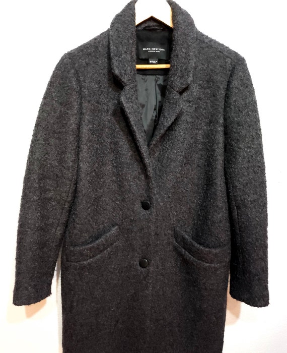 Marc New York dark grey overcoat womens size 10