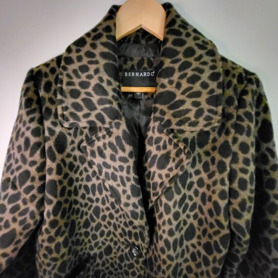 Bernardo clearance leopard coat