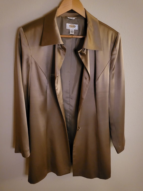 Talbots silk lightweight dress jacket