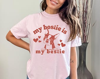 Camiseta de Boston Terrier, camiseta de San Valentín para perro, camisetas de Boston Terrier, regalos de Boston Terrier, camiseta divertida para perro, camiseta para perro, regalo para dueño de perro, camisetas para perro