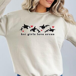 Whale Sweatshirt Whales Sweatshirt Orca Sweatshirt Oceancore Ecology Orcas Sweatshirt Whale Crewneck Orca Crewneck Killer Whale Sweatshirt