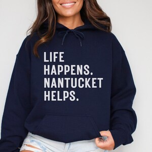 Nantucket Sweatshirt Nantucket Hoodie Old Money Aesthetic Nantucket Shirt Preppy Stuff Massachusetts Shirt Beach Sweatshirt Nantucket