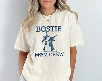 Camiseta de Boston Terrier, Boston Terrier, regalos de Boston Terrier, regalo de Boston Terrier, camiseta para mamá de perro, regalo para mamá de Boston Terrier, regalo para dueño de perro, regalo para amante de los perros
