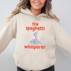 Spaghetti Hoodie Spaghetti Sweatshirt Pasta Sweatshirt Foodie Gifts Gen Z Womensclothing Chef Sweatshirt Culinary Sweatshirt Spaghetti Shirt