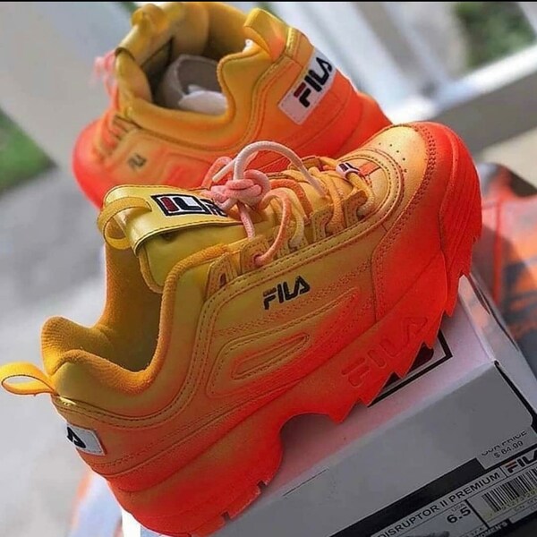 custom fila shoes