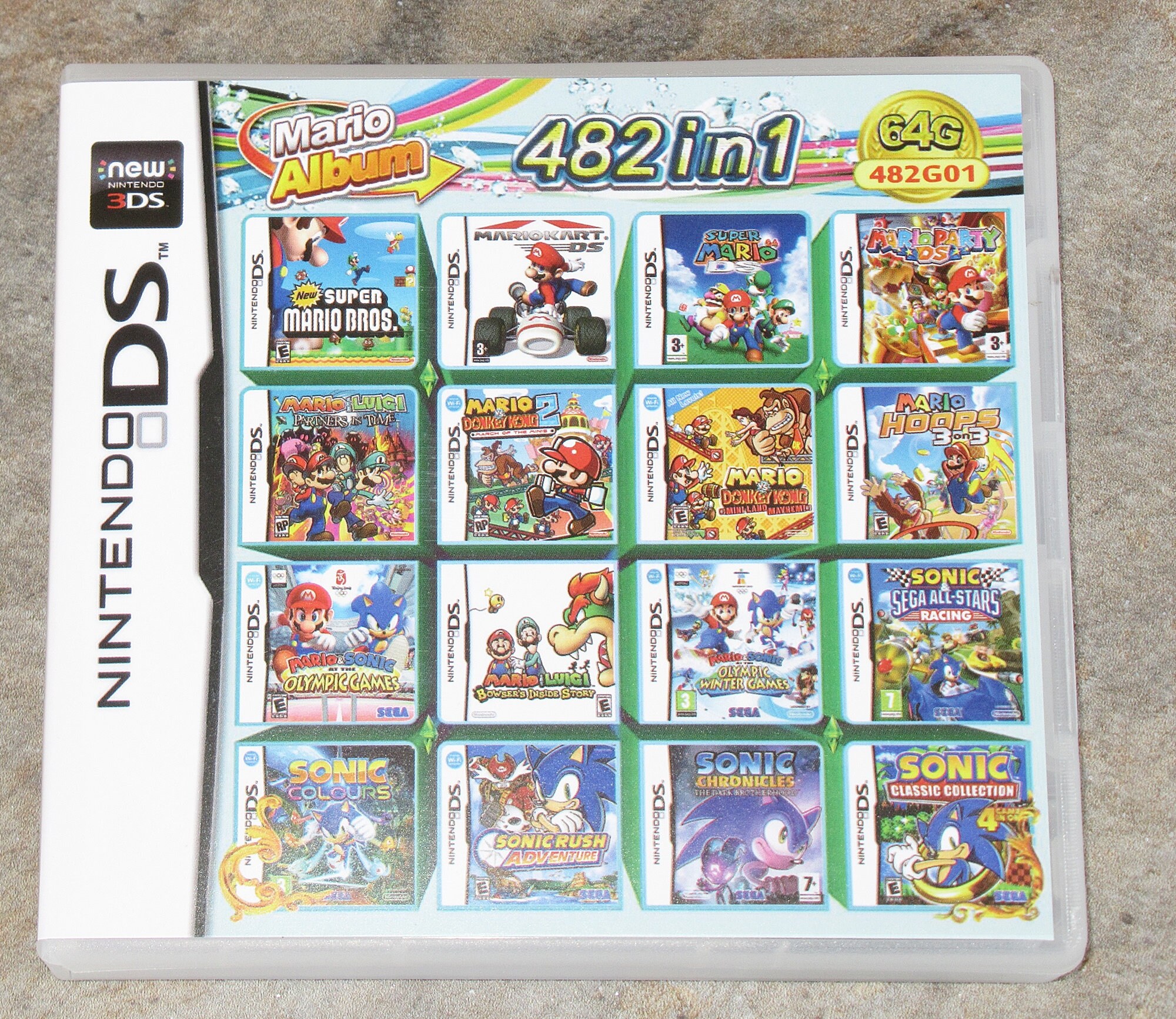 MEGA Combo 482 in 1 Game Cartridge Nintendo DS 2DS 3DS Dsi - Etsy