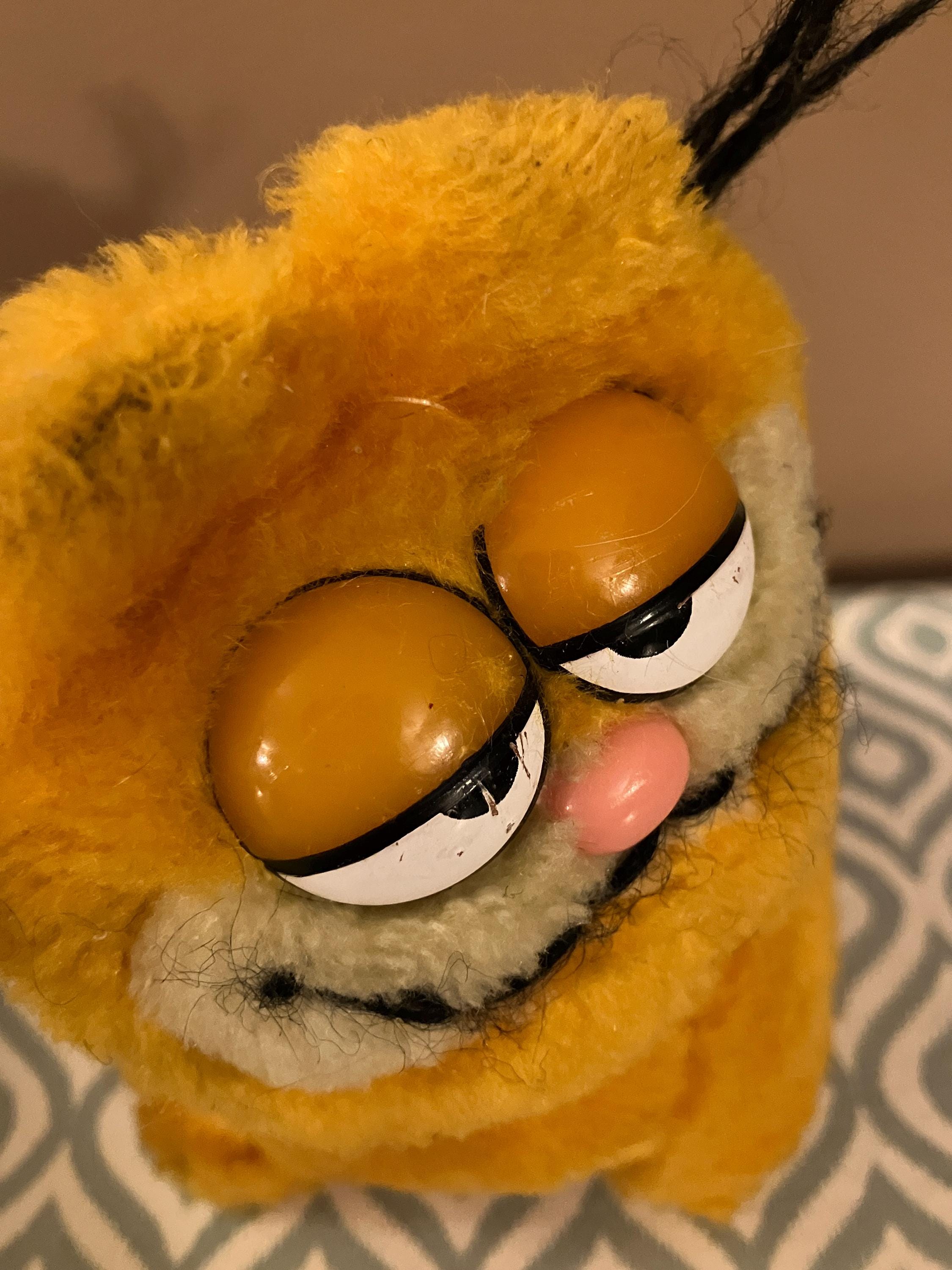 1978 Mini Garfield Figurine/1981 Plush Garfield - Etsy UK