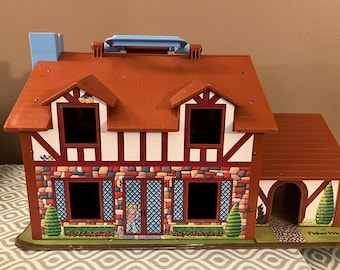 Casita de estilo Tudor de Fisher-Price de los años 80
