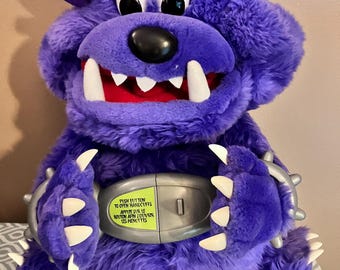 Vintage 2001 Working, Spin Master Talking Monster 12