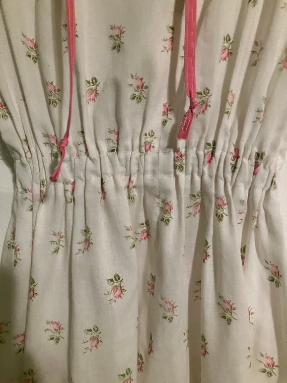 Handmade 1950's Girls Summer Dress, Size 6-7 - image 10