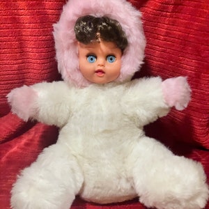1950&#39;s Rubber Face Snow Baby Plush