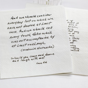 Kundenspezifische Liebeshinweis-Handschrift-Servietten,Benutzerdefinierte Liebeshinweis-Papierservietten, personalisierte handgeschriebene Papierservietten, gedruckte Hochzeitscocktailservietten