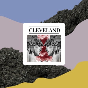 Cleveland Bubble-free stickers, Cleveland Guardians, The Land, Baseball, MLB