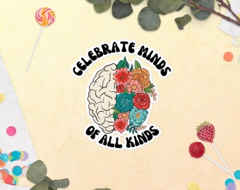 Neurodiversity Sticker: Celebrate Minds of All Kinds