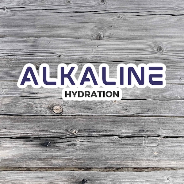 Alkaline Hydration Sticker, Kangen Water Sticker, Enagic Sticker, Water Bottle Sticker, Tumbler sticker, Water Sticker, Hydration Sticker