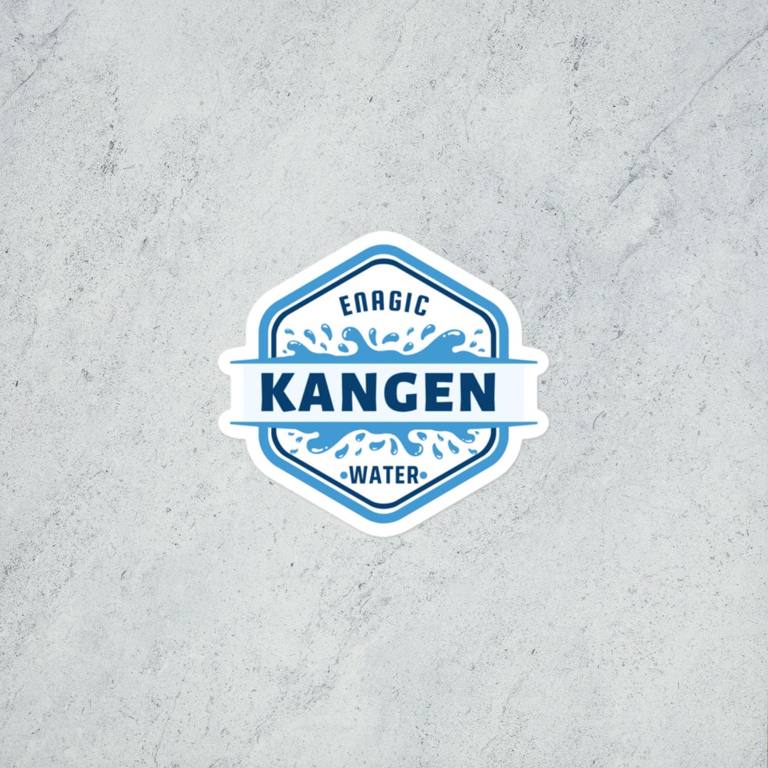 Water Sticker Kangen Water Sticker Enagic Sticker Tumbler Etsy