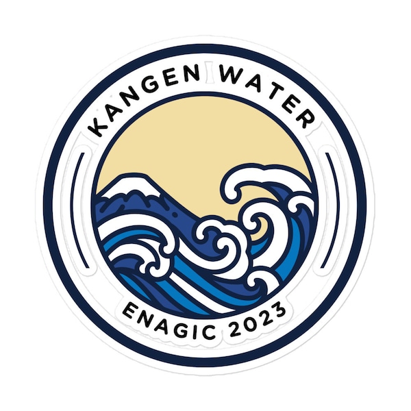 Kangen Water Sticker, Enagic Sticker, Stickers for Tumblers, Durable stickers, Bubble-free stickers