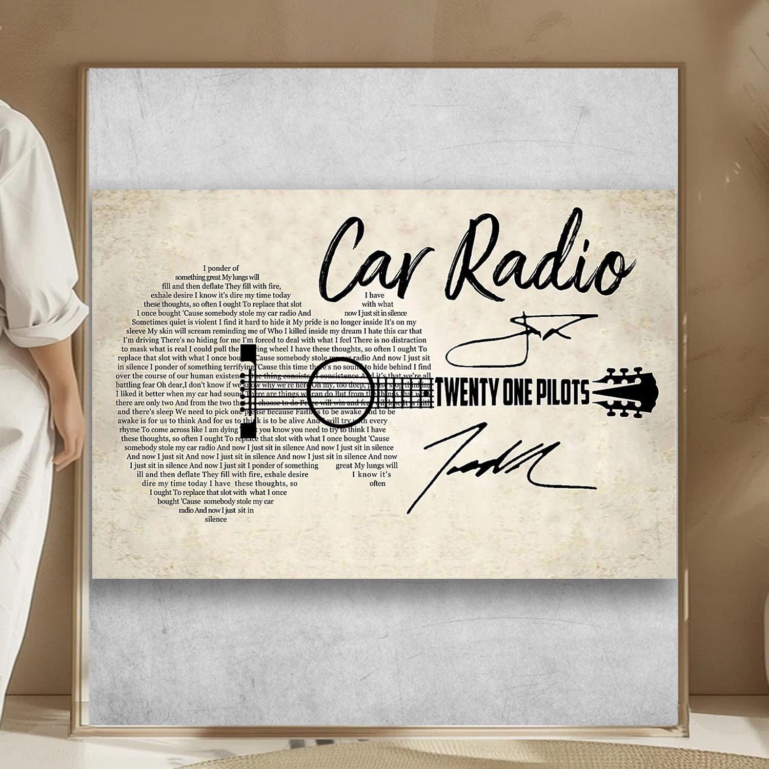 トゥエンティ・ワン・パイロッツ（Twenty One Pilots)サイン色紙 トゥエンティ・ワン・パイロッツ（Twenty One Pilots)サイン色紙 トゥ