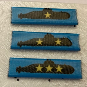 Turkish Navy Submarine Uniform Ribbons: Underway Time Award (3)