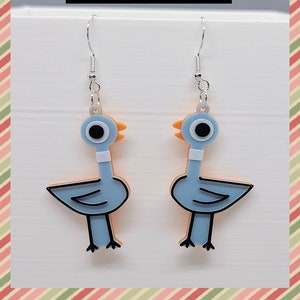 Pigeon Earrings