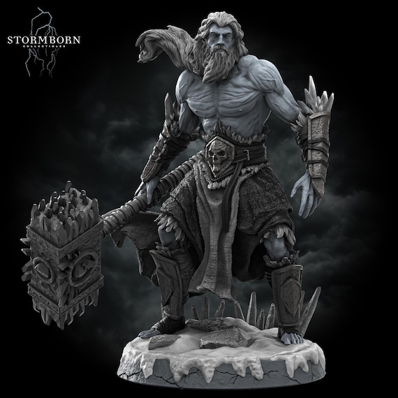 Frost Giant by Stormborn Collectibles | D&D | TTRPG | Pathfinder mini | Fantasy Gaming