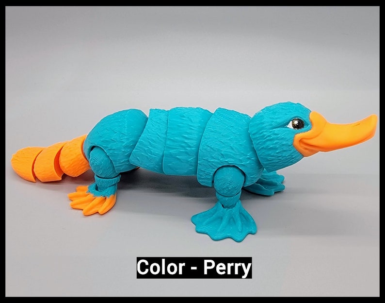 Articulated Platypus Toy Fun, Fidget, Flexi, Sensory, image 4