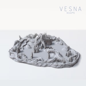 Moerasterrein van Vesna Sculpts | Terrein voor TTRPG's | DnD | Verkenner