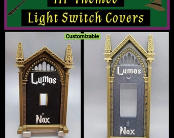 HP Themed Customizable Colors Light Switch Cover