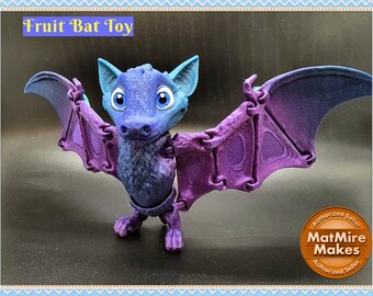 Articulated Fruit Bat Toy