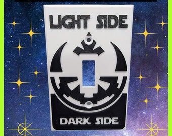 SW Themed Light Switch Cover in white or glow!