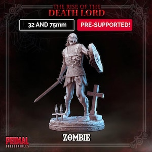 Zombie by PRIMAL Collectibles | 32mm or 75mm | DnD | Tabletop Roleplaying Games | TTRPG | Fantasy Gaming
