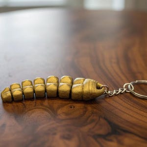 Rattlesnake Tail Keychain | Realistic Sound | Diamondback | Timber Rattler | Pygmy Snake
