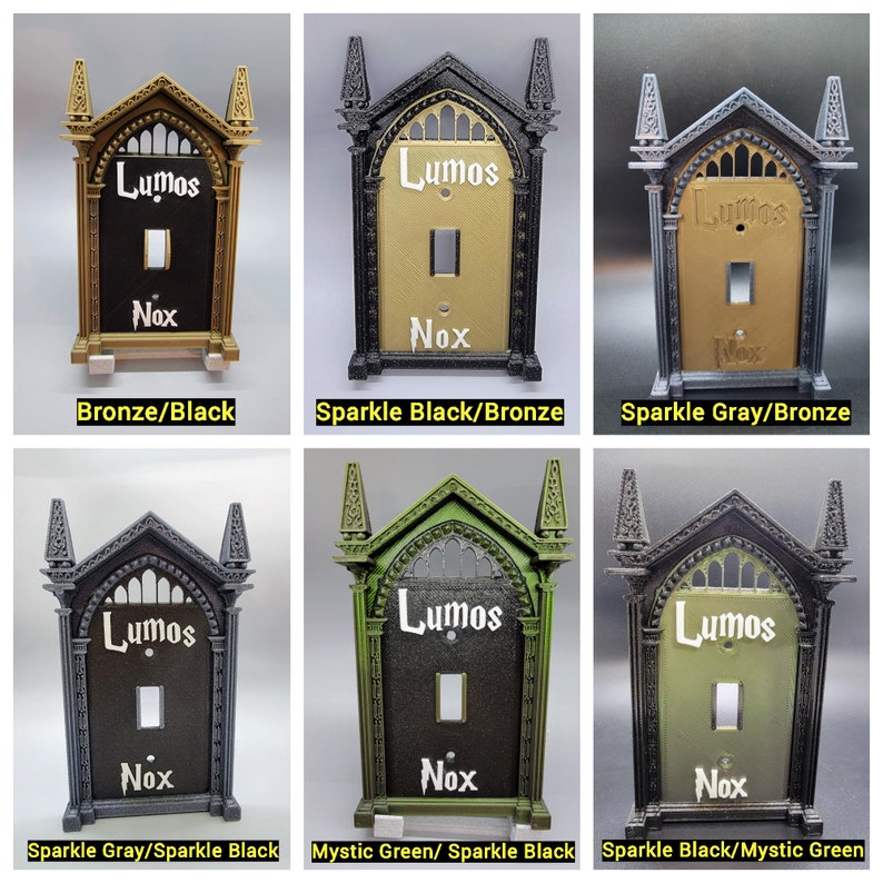 HP Themed Customizable Colors Light Switch Cover image 5