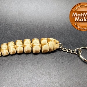 Rattlesnake Tail Keychain | Realistic Sound | Diamondback | Timber Rattler | Pygmy Snake