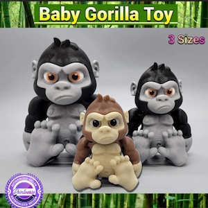 Articulated Baby Gorilla Toy | Monkey | Ape | Fidget | Toy